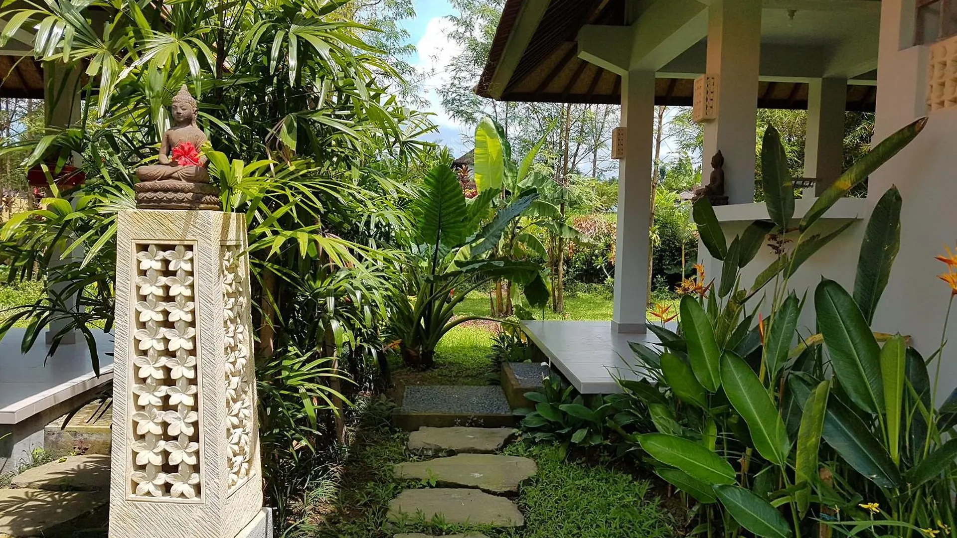Penzion Santra Putra Guesthouse At Karja Art Space Ubud Indonésie